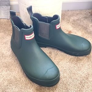 Forest Green hunter boots